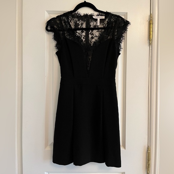 BCBGeneration Lace Black Mini Dress - Picture 2 of 6